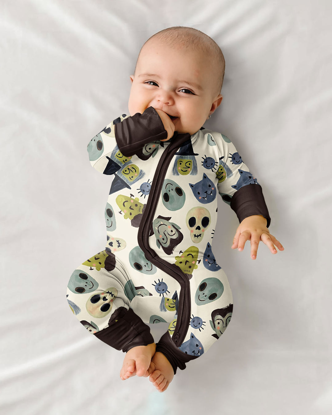 Halloween Face Bamboo Convertible Zippy