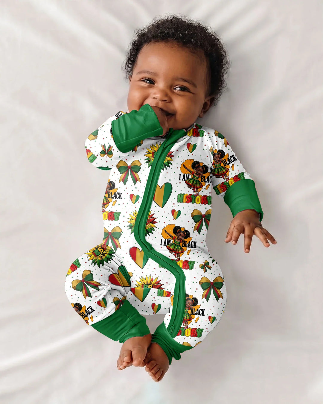 Gerippte Babykleidung mit individuellem Foto - Weich &amp; Skizzenhaft