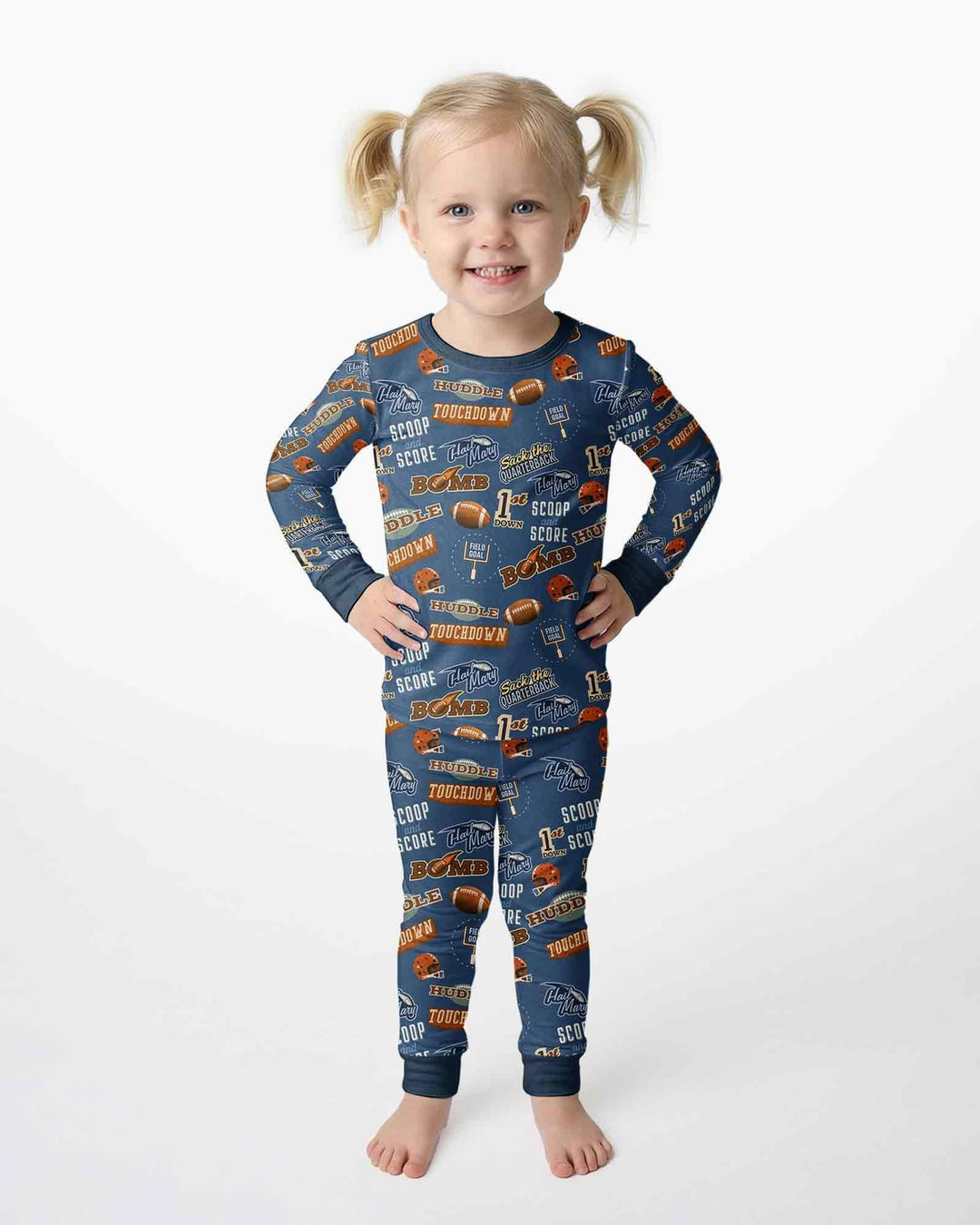 Conjunto de pijama de dos piezas de bambú con mangas largas, plantilla PERSONALIZADA