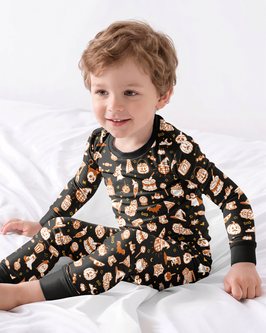 Spooky Season Bamboo Two Piece Long Sleeve Pajama Set