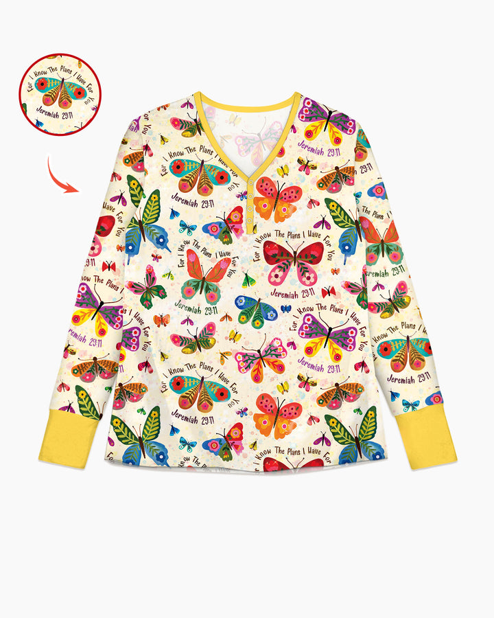 Vorlage Bambus Damen Pyjama Set