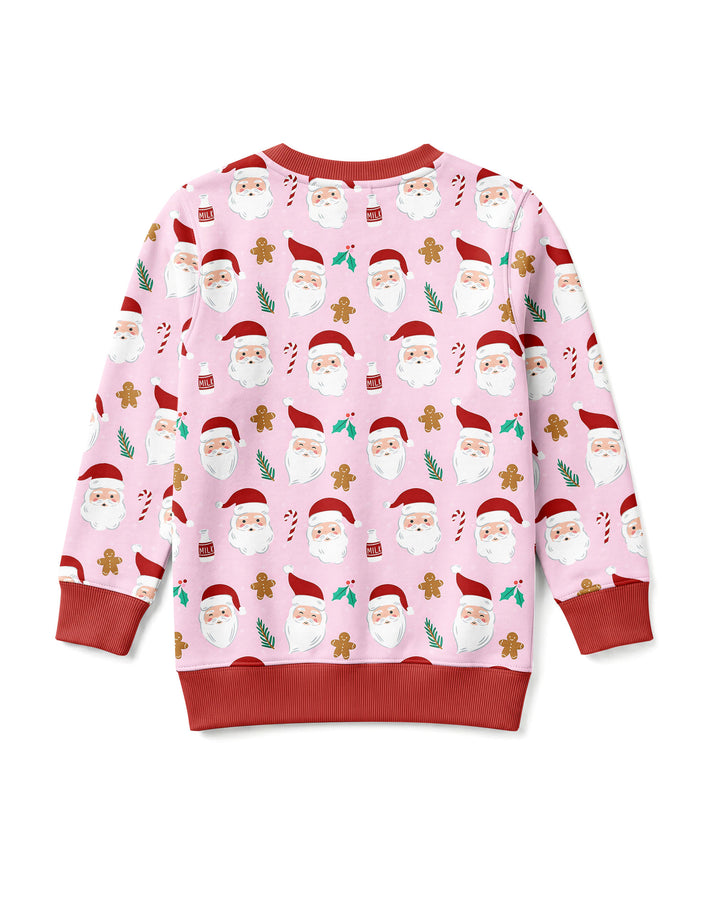 Christmas Sweet Santa Bamboo Crewneck Sweatshirt