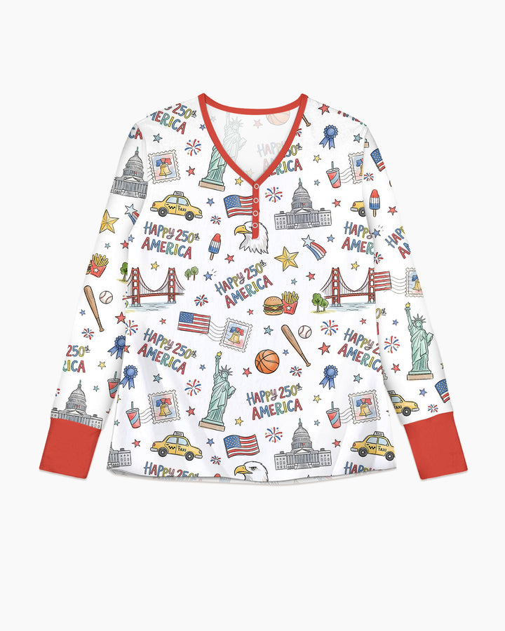America 250 Celebration Bamboo Women Pajama Set