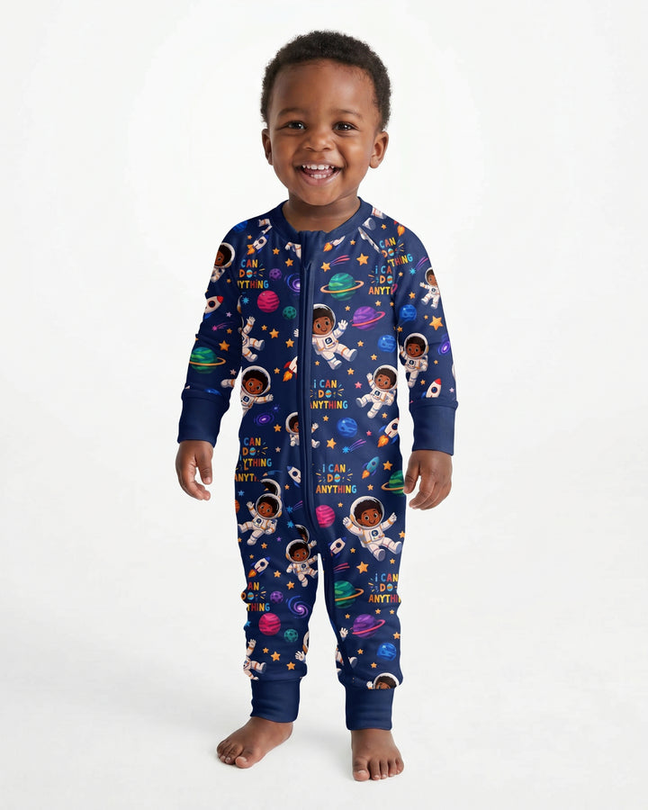 Black Astronaut I Can Do Anything Bamboo Convertible Zippy