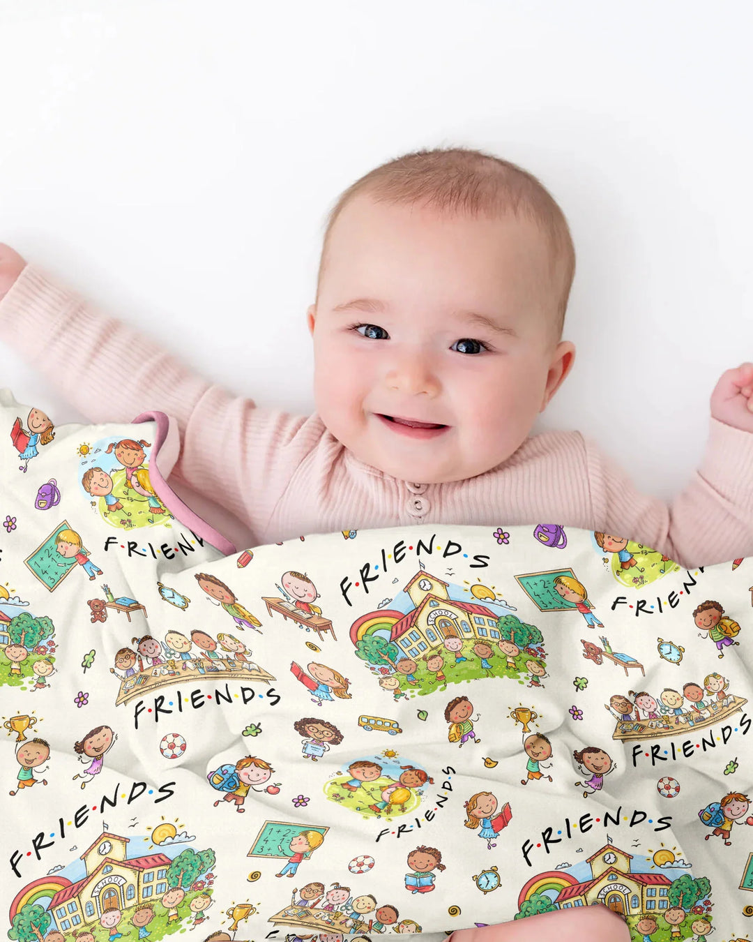 School Friends Forever Bamboo Blanket