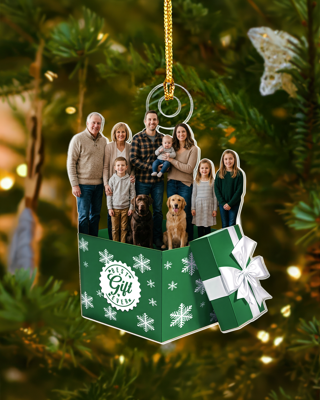 Best Gift Ever- Photo Upload Acrylic Ornament