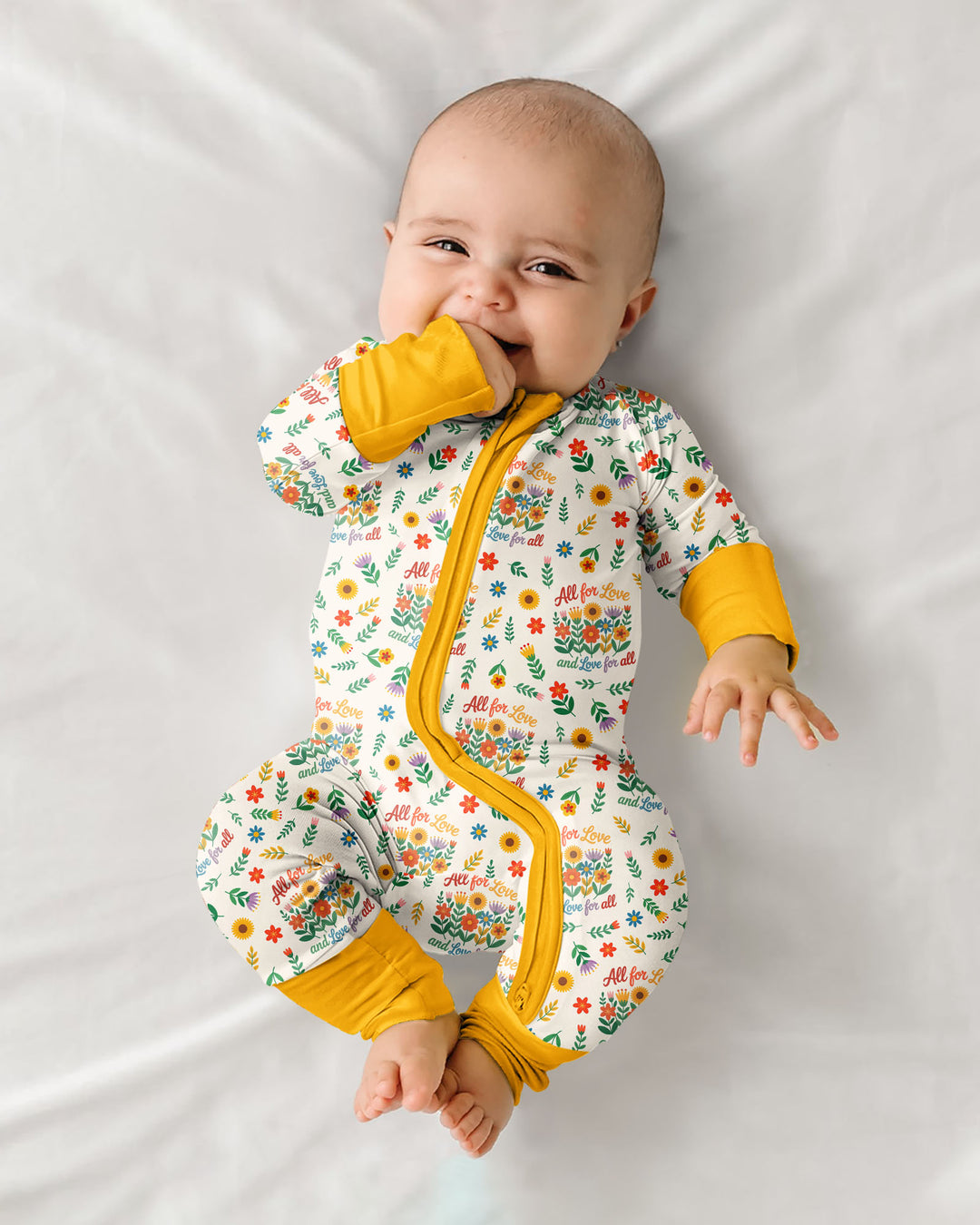 Gerippte Babykleidung mit individuellem Foto - Weich &amp; Skizzenhaft