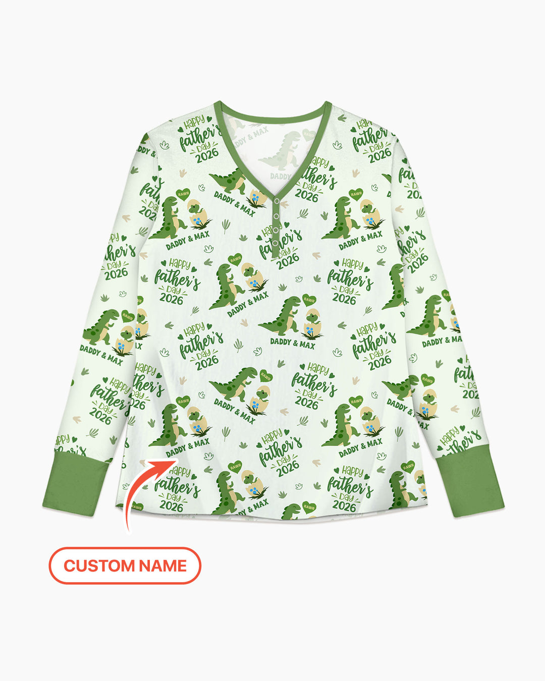 Plantilla Pijama de Bambú Personalizado para Mujer