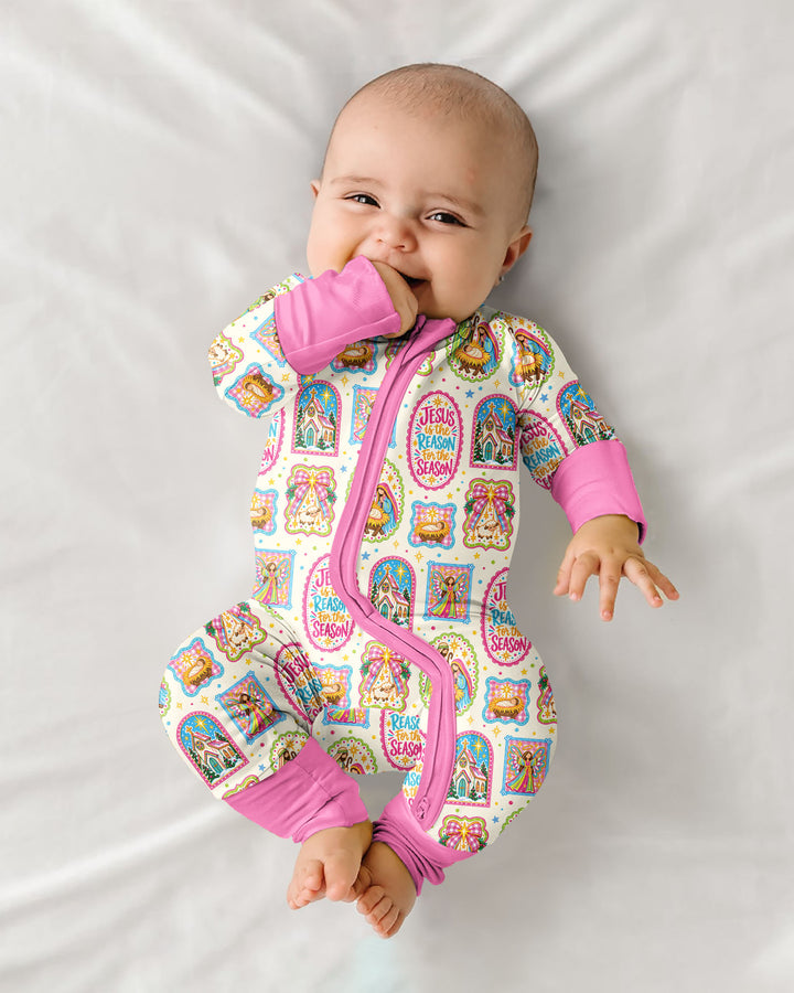Nativity Jesus Is The Reason Bamboo Convertible Zippy