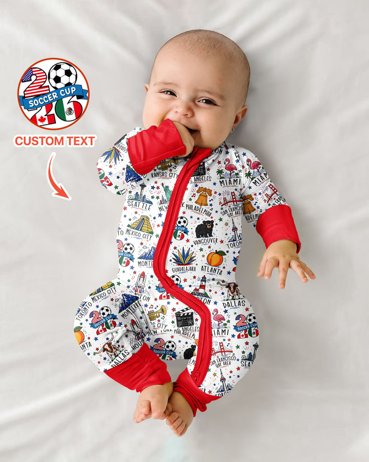 2026 Soccer Cup Host Citties Bamboo Convertible Zippy