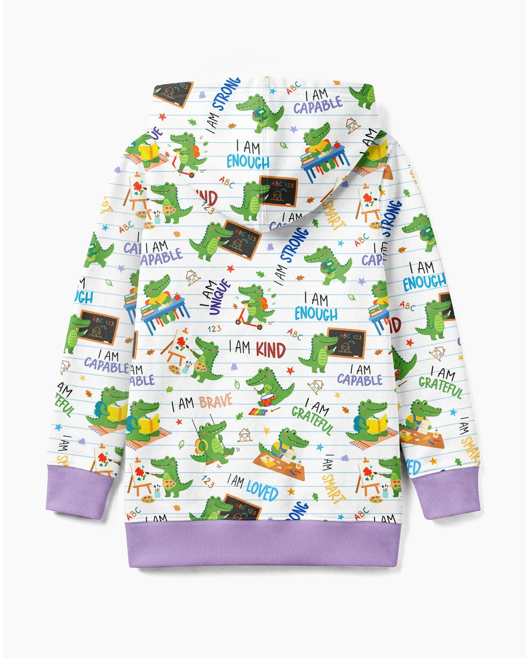 Brave Gator Days Bamboo Zip Hoodie