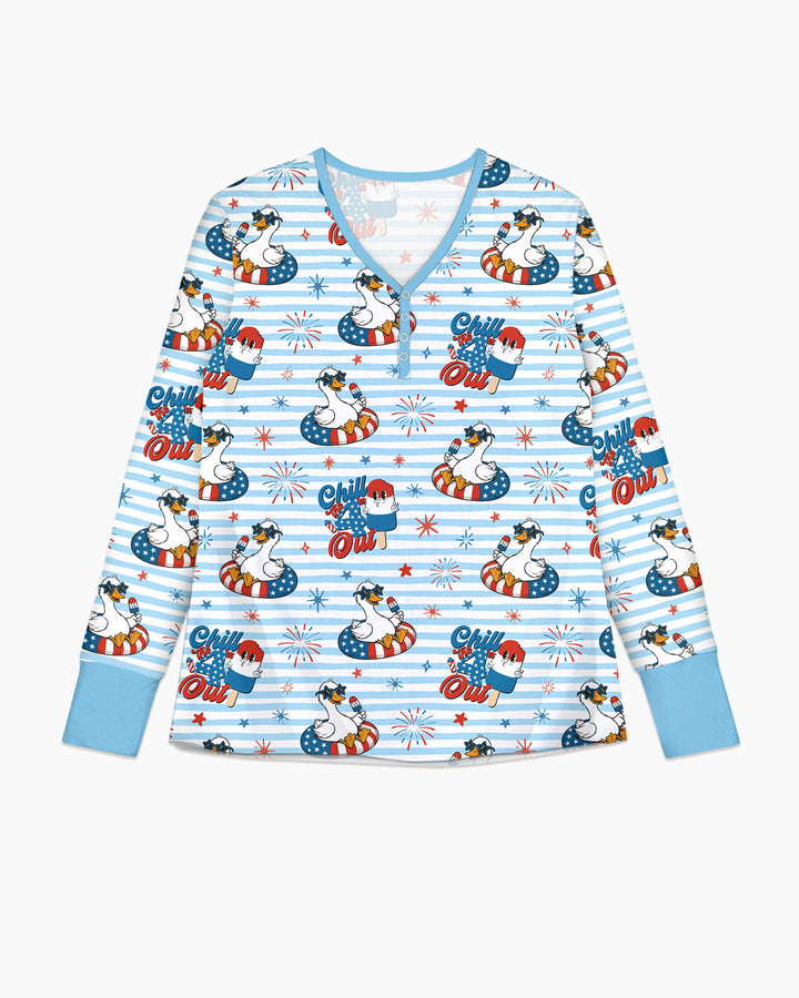Vorlage Bambus Damen Pyjama Set