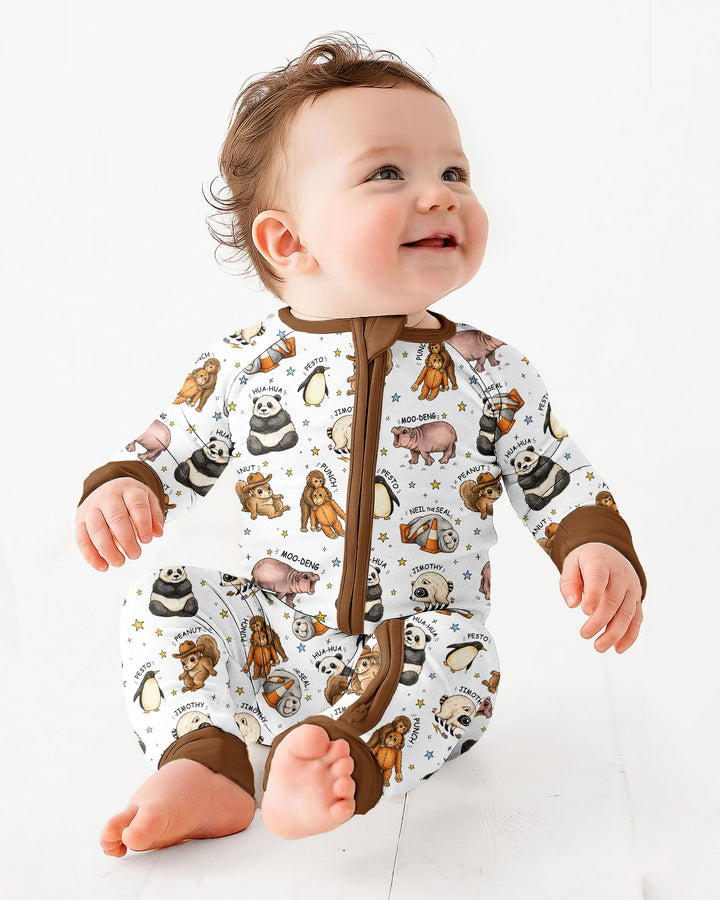 Cute Viral Animals Bamboo Convertible Zippy