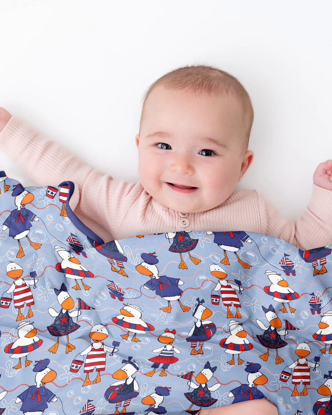 Freedom Floaties Family Matching Bamboo Blanket