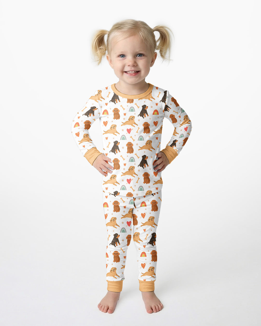 Brown Dogs Bamboo Two Piece Pajama Set