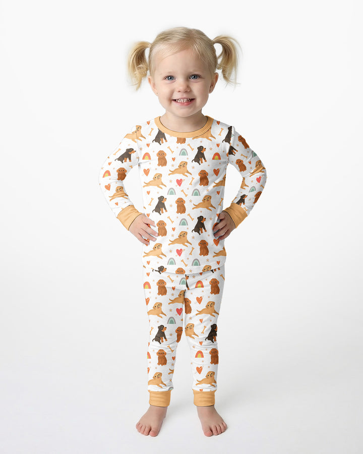 Brown Dogs Bamboo Two Piece Pajama Set