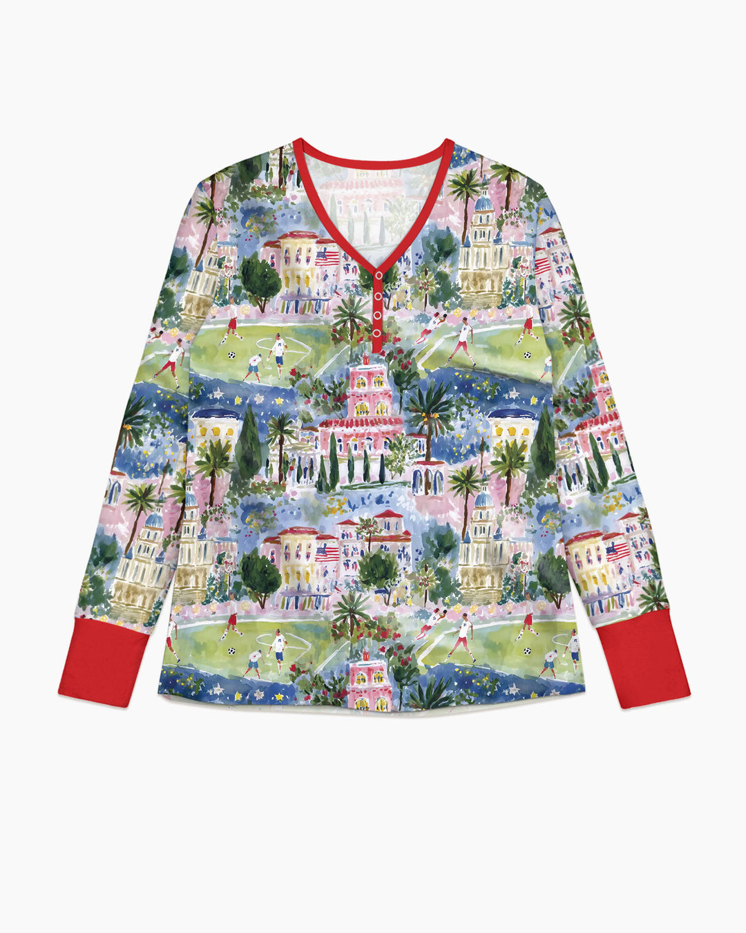 Vorlage Bambus Damen Pyjama Set