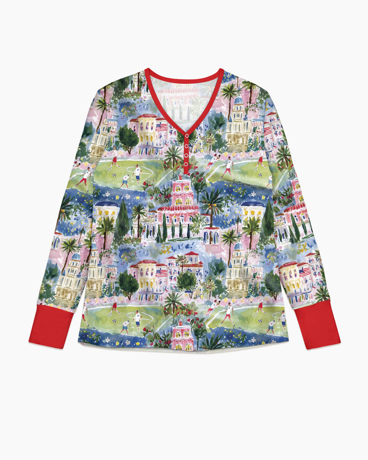 Vorlage Bambus Damen Pyjama Set