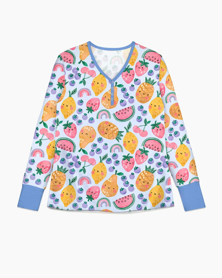 Plantilla de conjunto de pijama de mujer de bambú