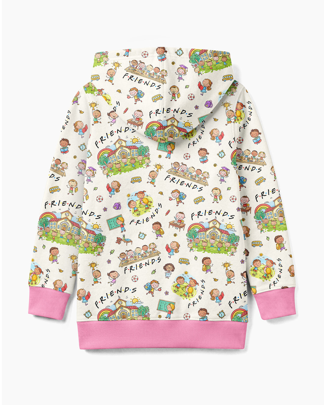 School Friends Forever Bamboo Zip Hoodie