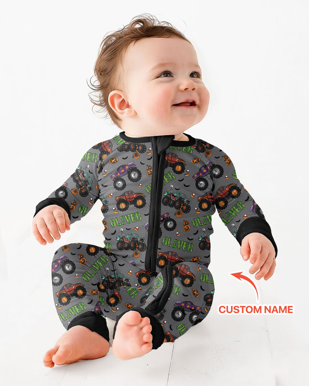 Gerippte Babykleidung mit individuellem Foto - Weich &amp; Skizzenhaft
