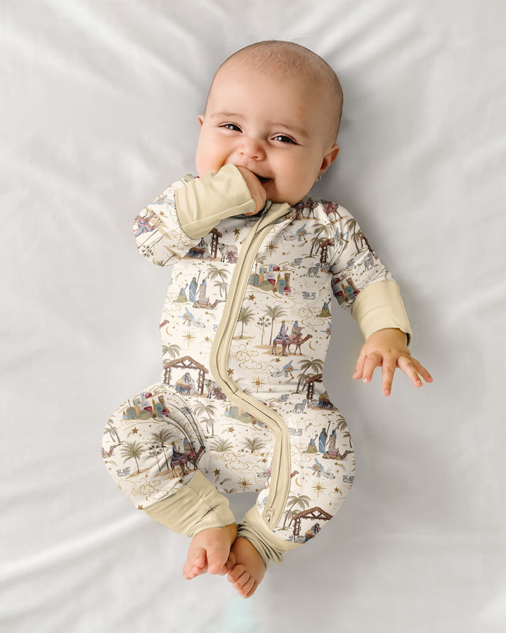 Silent Night Nativity Bamboo Convertible Zippy