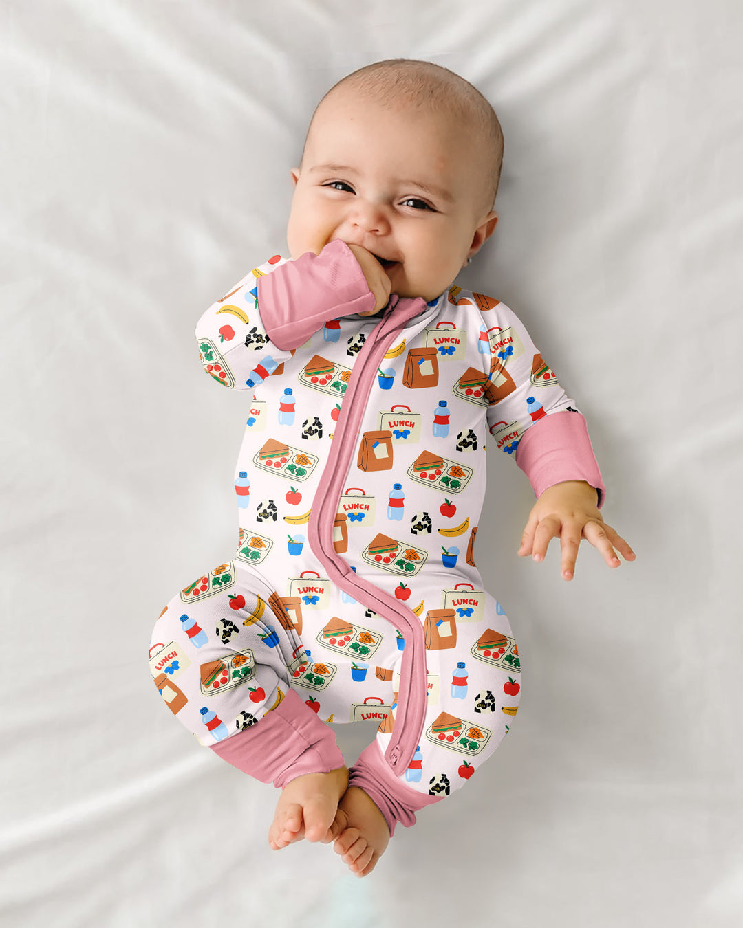 Gerippte Babykleidung mit individuellem Foto - Weich &amp; Skizzenhaft