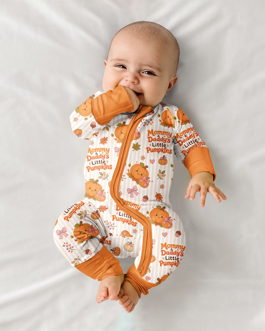 Mommy & Daddy's Little Pumpkins Bamboo Convertible Zippy