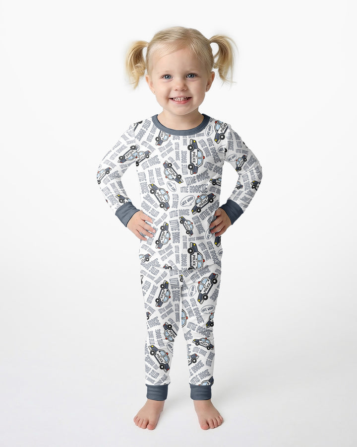 Little Rookie Bamboo Two Piece Long Sleeve Pajama Set