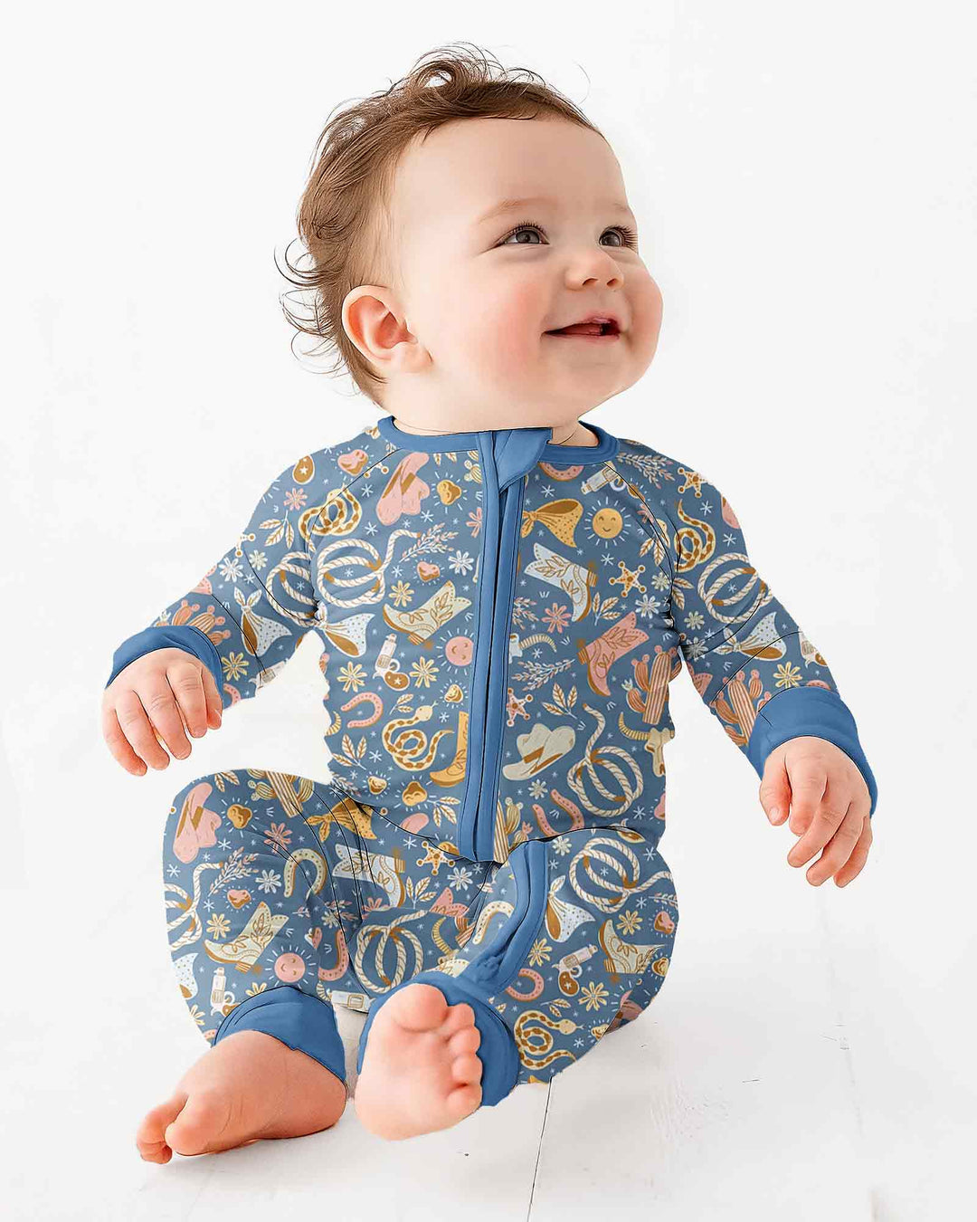 Gerippte Babykleidung mit individuellem Foto - Weich &amp; Skizzenhaft