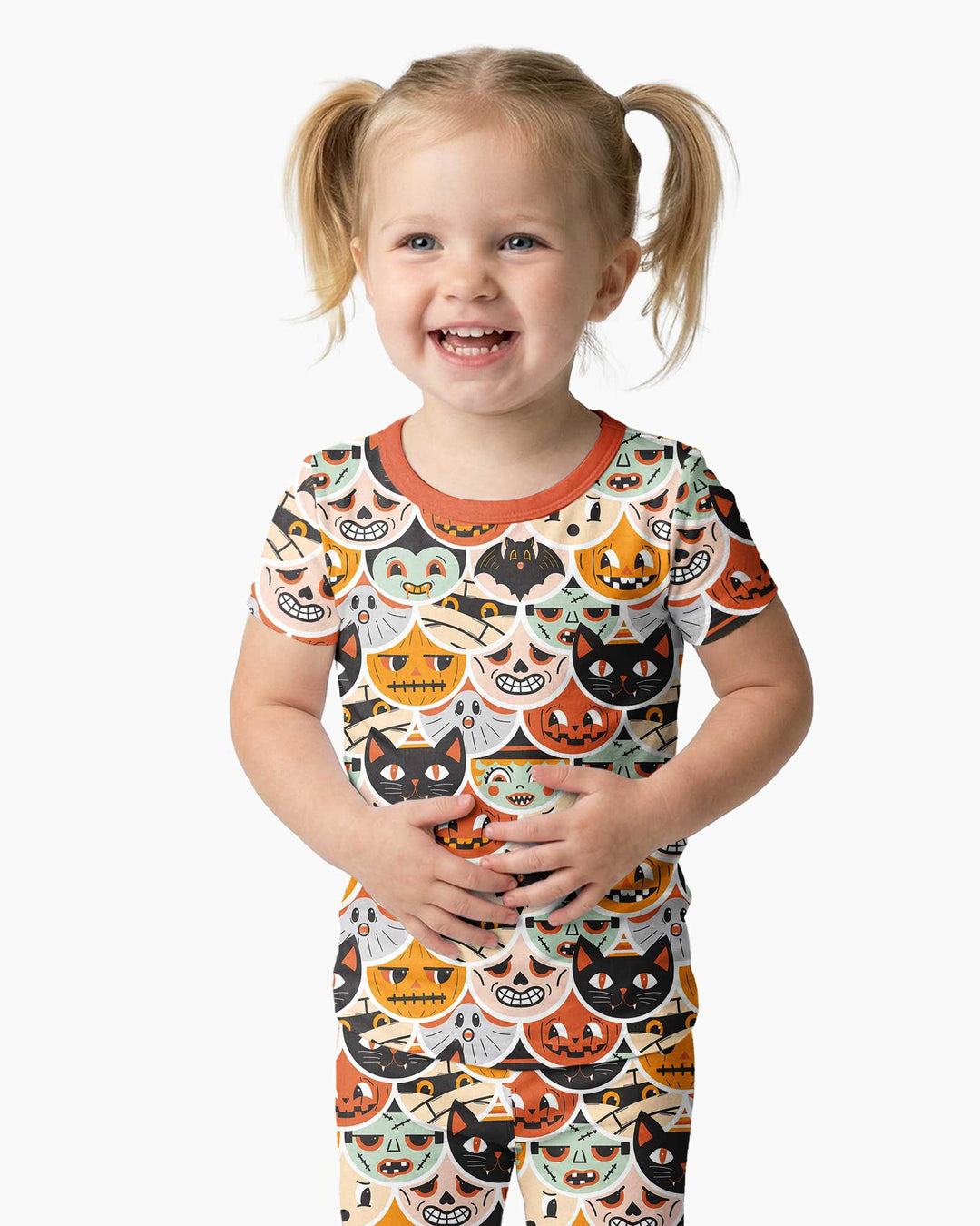 Monster Mash-Up Bamboo Two Piece Short Sleeve Pajama Set