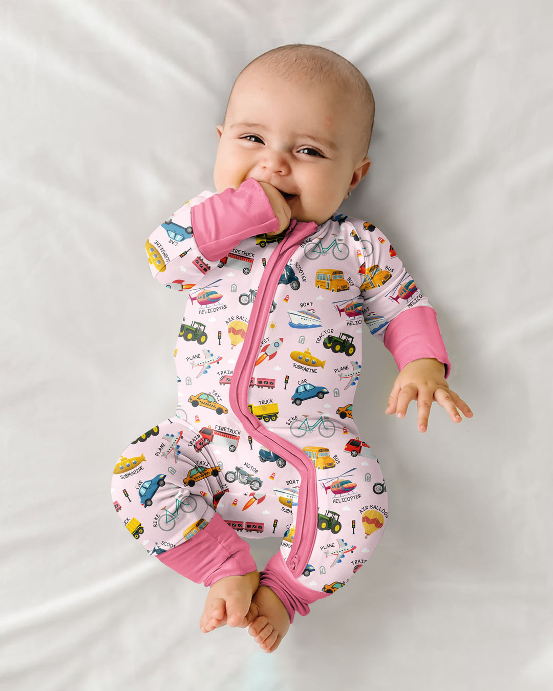 Gerippte Babykleidung mit individuellem Foto - Weich &amp; Skizzenhaft