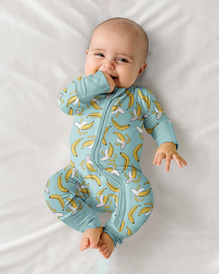 Bananas Bamboo Convertible Zippered Romper