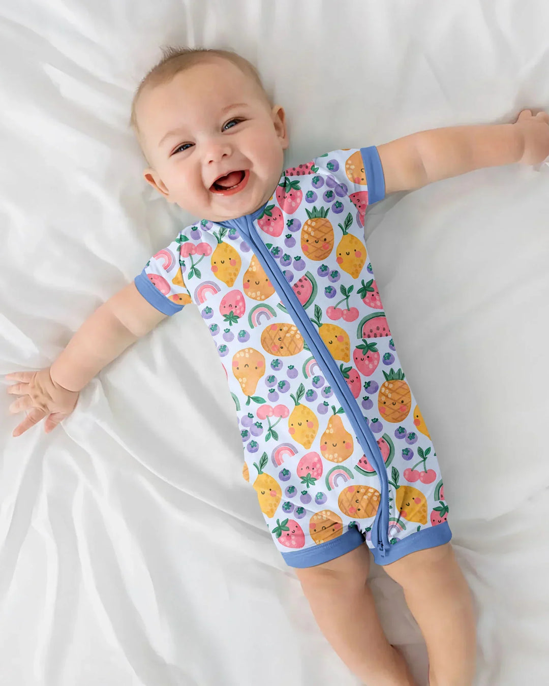 Fruitie Cuties Family Matching Bamboo Shorty Zippy