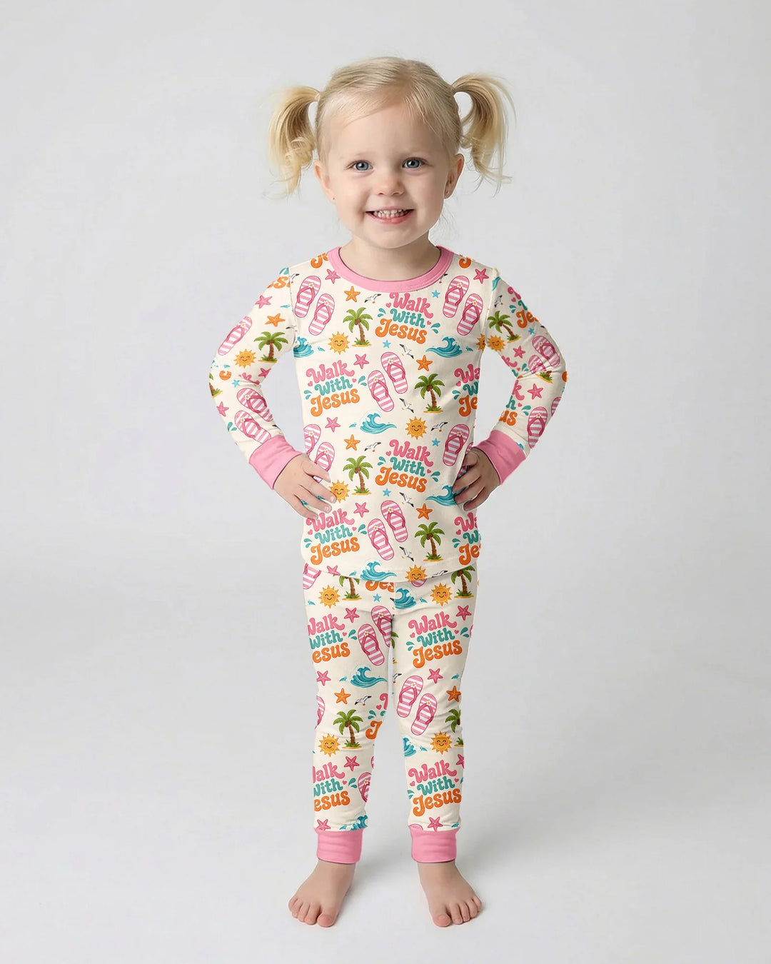 Conjunto de pijama de dos piezas de manga larga de bambú con estampados islámicos