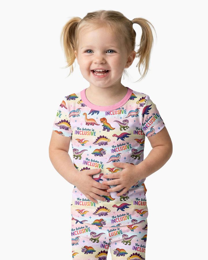 Zweiteiliges, kurzärmliges Pyjama-Set mit Marienkäfern