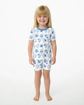 Mary's Garden Bamboo Two Piece Short Sleeve Shorts Pajama Set