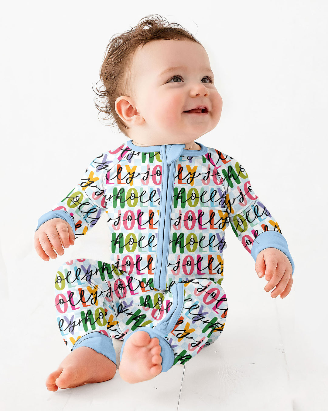 Colorful Holly Jolly Bamboo Convertible Zippy