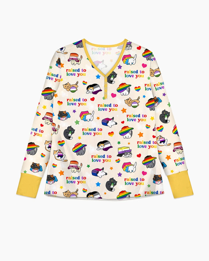 Plantilla de conjunto de pijama de mujer de bambú