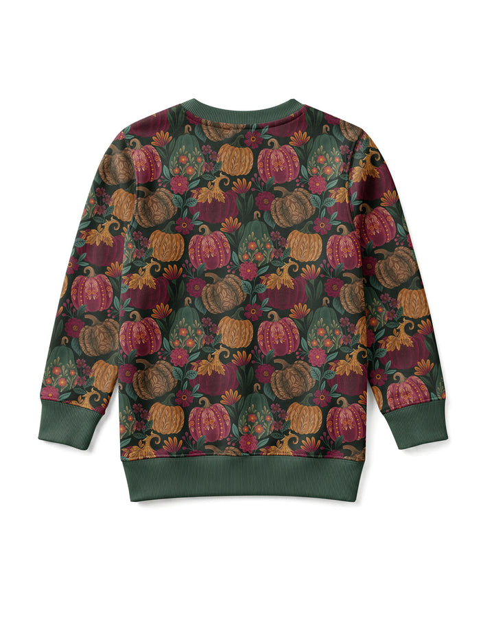 Velvet Pumpkins Bamboo Crewneck Sweatshirt