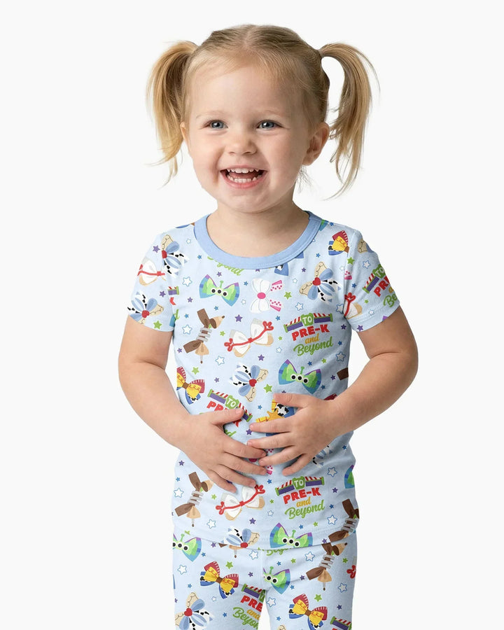 Ready for Pre-K Bamboo Two Piece Short Sleeve Pajama Set
