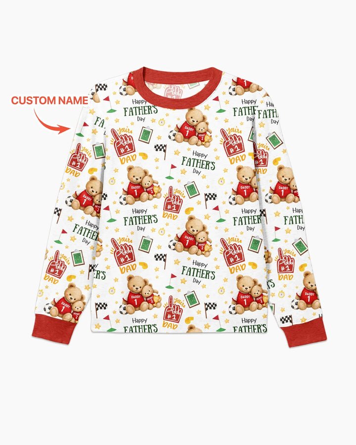 You're #1 Dad Daddy & Me Matching Bamboo Men's Pajama Set