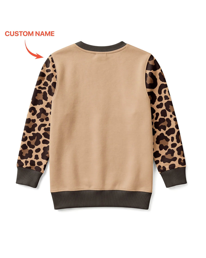 Sudadera de cuello redondo de bambú con plantilla personalizada