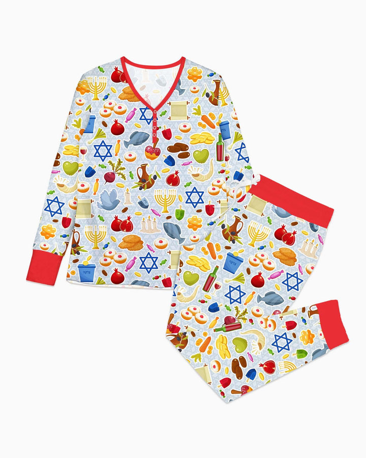 Vorlage Bambus Damen Pyjama Set