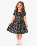Dia De Los Muertos Doggie Bamboo Twirl Dress