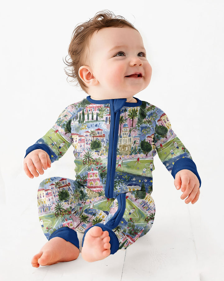Gerippte Babykleidung mit individuellem Foto - Weich &amp; Skizzenhaft