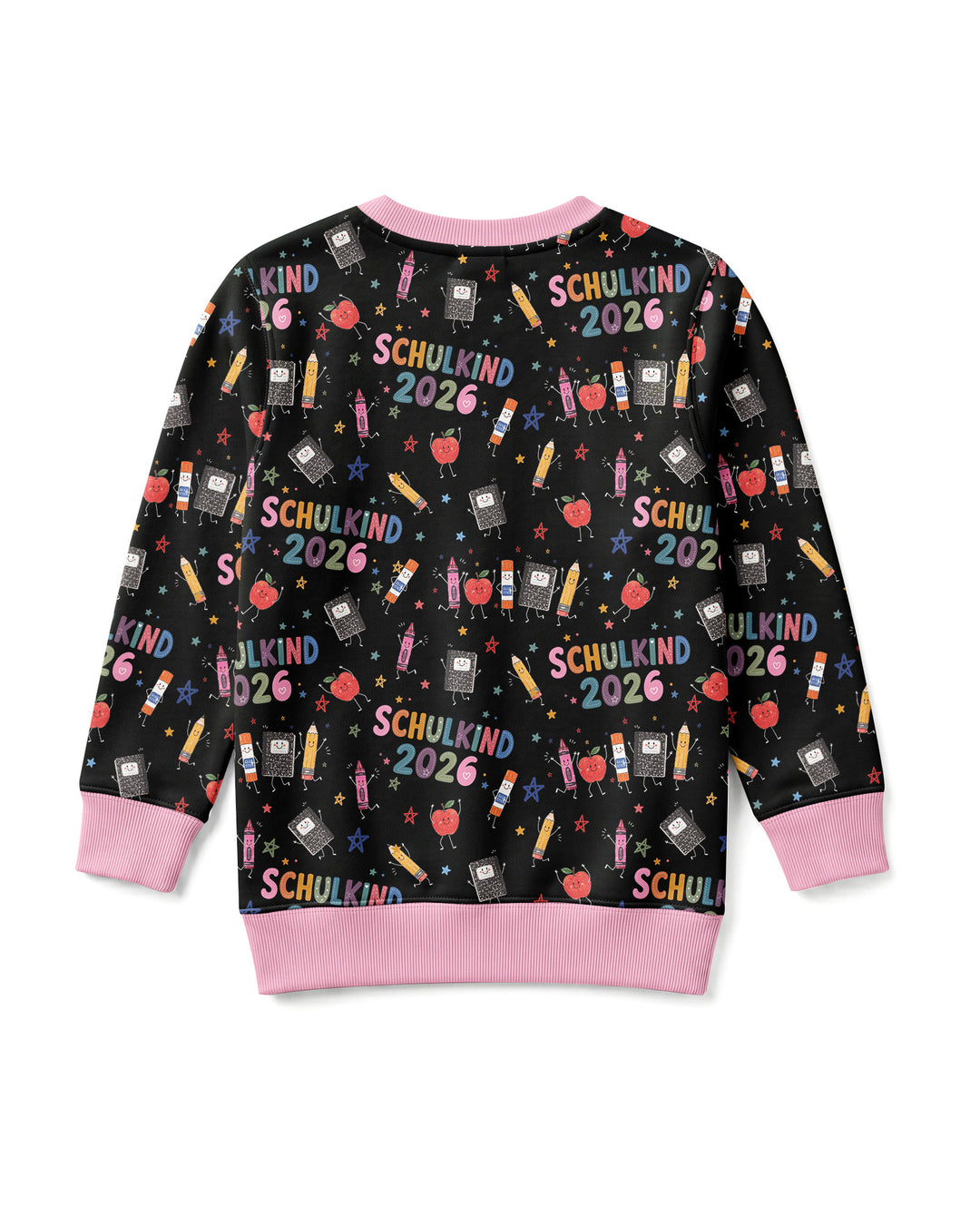 Sudadera de cuello redondo de bambú con el alfabeto hebreo
