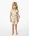 Monster Boo Bash Bamboo Two Piece Short Sleeve Shorts Pajama Set