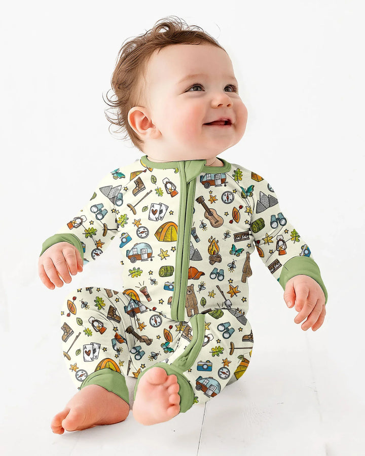 Love Camping Matching Family Bamboo Convertible Zippy