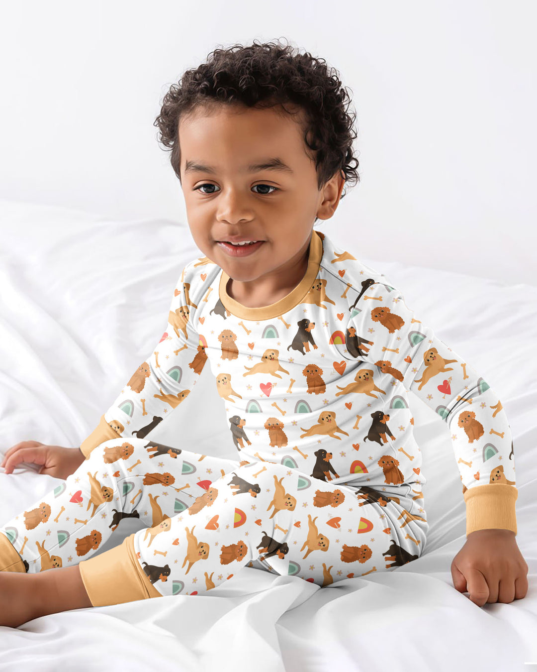 Brown Dogs Bamboo Two Piece Pajama Set